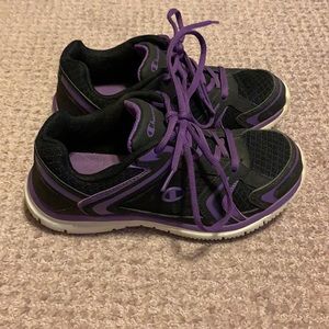 Champion tennis shoes.